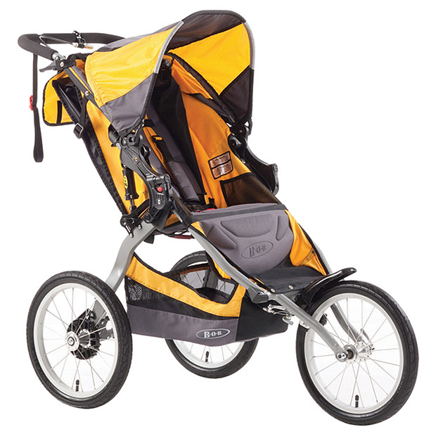Britax BOB Ironman has 16 inch wide air filled tyres! 